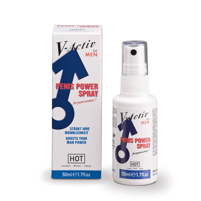 Hot ♂ V-activ (50 Ml) - Spray Pentru Un Penis Mai Puternic